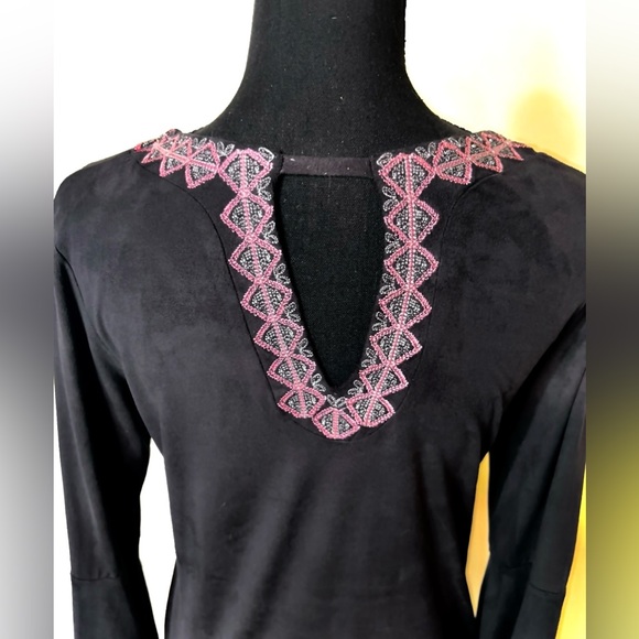 Pretty Black with Pink dress. NWT - Picture 7 of 9